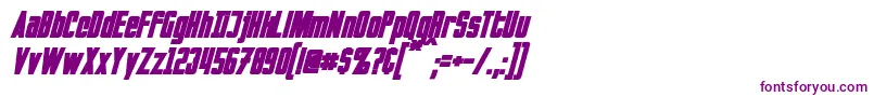 InvadersBoldItalic Font – Purple Fonts
