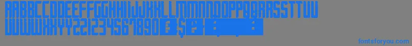 Lisätietoja SoccerJersey-fontista SoccerJersey-fontti – siniset fontit harmaalla taustalla