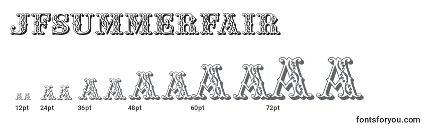 Jfsummerfair Font Sizes