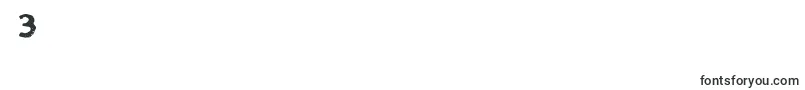 TipocarimbadoRegular Font – Fonts for Digit 3