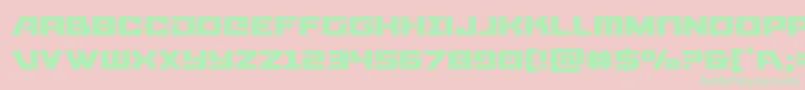 Aircruiserlight Font – Green Fonts on Pink Background