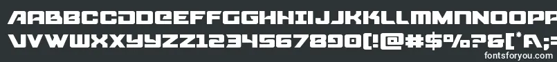 Шрифт Aircruiserlight – белые шрифты