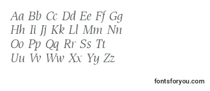 Обзор шрифта EsperantoItalic