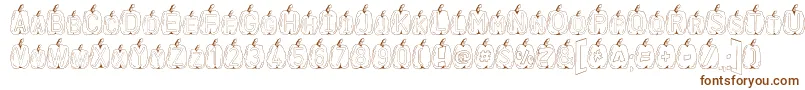 BallsFont Font – Brown Fonts on White Background