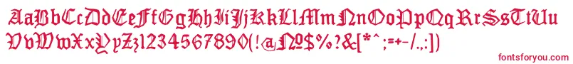 MonamourfrakturBroken Font – Red Fonts