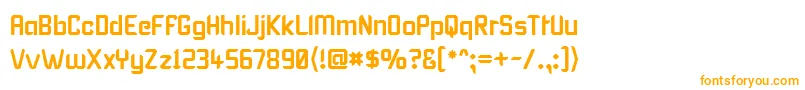 Karisma Font – Orange Fonts on White Background