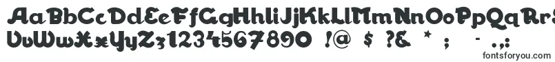Шрифт Walrusgumbo – шрифты для вывесок