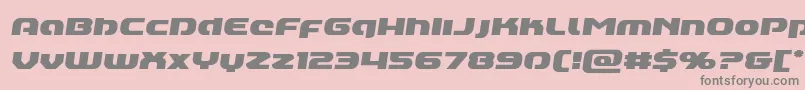 Annapolislowercasesemital Font – Gray Fonts on Pink Background