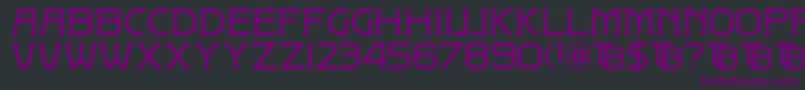 DkBadehaus Font – Purple Fonts on Black Background
