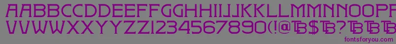 DkBadehaus Font – Purple Fonts on Gray Background
