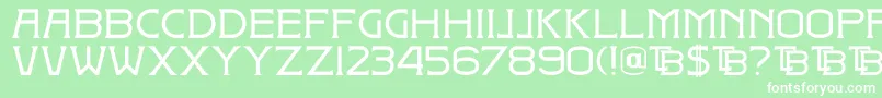 DkBadehaus Font – White Fonts on Green Background