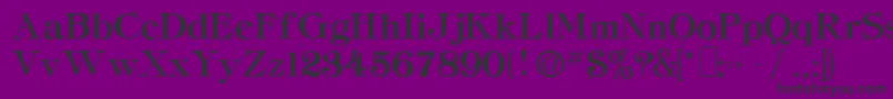 CordellaHeavyRegular Font – Black Fonts on Purple Background