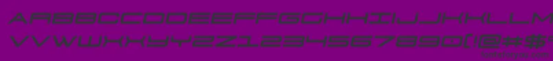 911porschav3semital Font – Black Fonts on Purple Background