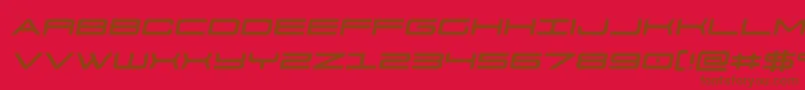 Police 911porschav3semital – polices brunes sur fond rouge