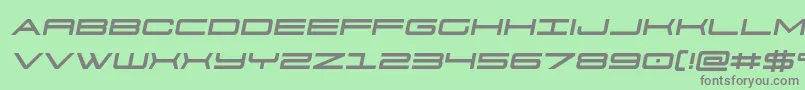 911porschav3semital Font – Gray Fonts on Green Background