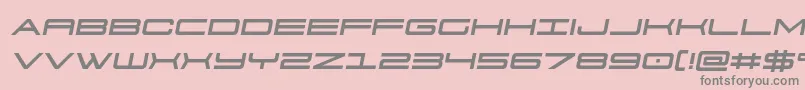 Шрифт 911porschav3semital – серые шрифты на розовом фоне