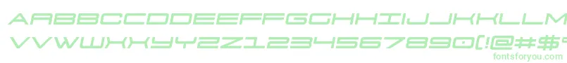 911porschav3semital Font – Green Fonts on White Background