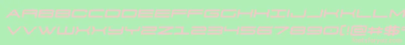 911porschav3semital Font – Pink Fonts on Green Background