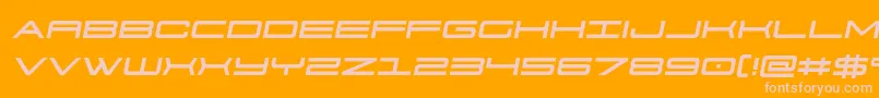 Шрифт 911porschav3semital – розовые шрифты на оранжевом фоне