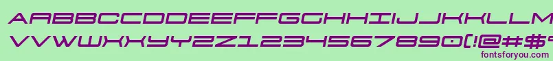 911porschav3semital-fontti – violetit fontit vihreällä taustalla