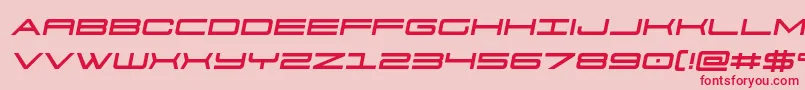 Шрифт 911porschav3semital – красные шрифты на розовом фоне