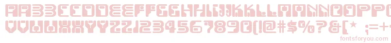 Funky ffy Font – Pink Fonts on White Background