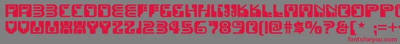 More about Funky ffy Font Funky ffy Font – Red Fonts on Gray Background