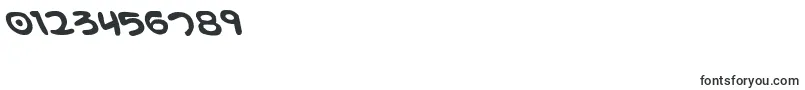 MagicBeansLeftalic Font – Fonts for Numbers and Digits