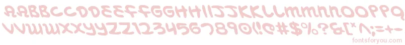 Więcej informacji o czcionce MagicBeansLeftalic Czcionka MagicBeansLeftalic – różowe czcionki