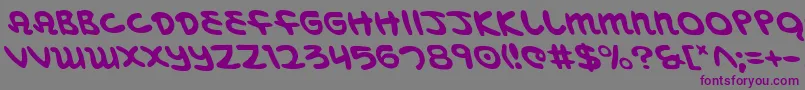 En savoir plus sur la police MagicBeansLeftalic Police MagicBeansLeftalic – polices violettes sur fond gris