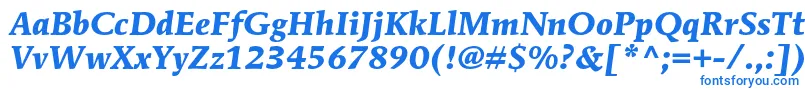 MendozaromanstdBolditalic Font – Blue Fonts