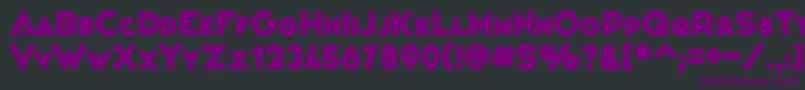 VarietРІConfРІrencier Font – Purple Fonts on Black Background