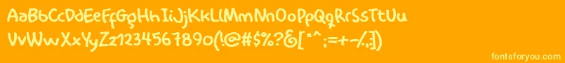 En savoir plus sur la police International ffy Police International ffy – polices jaunes sur fond orange
