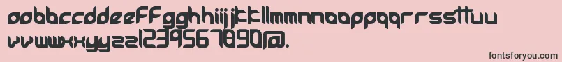Accessories Font – Black Fonts on Pink Background