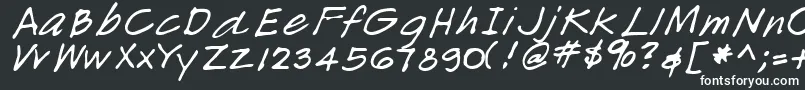 Шрифт LemondRegular – белые шрифты
