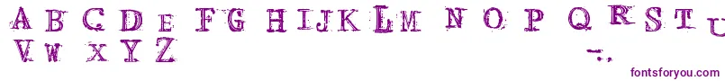 ArcadeFire Font – Purple Fonts on White Background