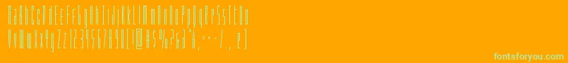 Подробнее о шрифте Phantaconcond Шрифт Phantaconcond – зелёные шрифты на оранжевом фоне