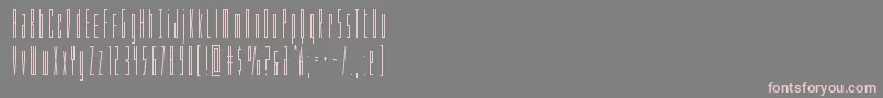 Phantaconcond Font – Pink Fonts on Gray Background
