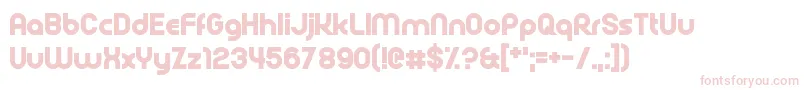 Rollcage Font – Pink Fonts on White Background
