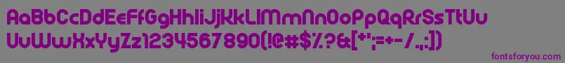 Шрифт Rollcage – фиолетовые шрифты на сером фоне