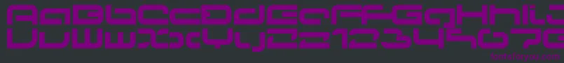 Papicon Font – Purple Fonts on Black Background