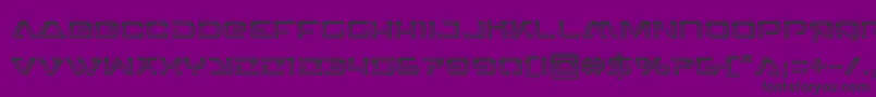 4114blasterv2chrome Font – Black Fonts on Purple Background