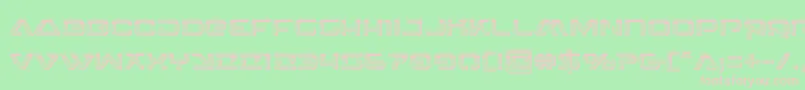 4114blasterv2chrome Font – Pink Fonts on Green Background