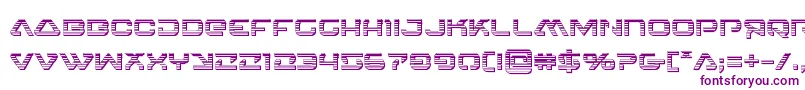 Шрифт 4114blasterv2chrome – фиолетовые шрифты на белом фоне