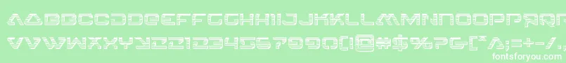4114blasterv2chrome Font – White Fonts on Green Background