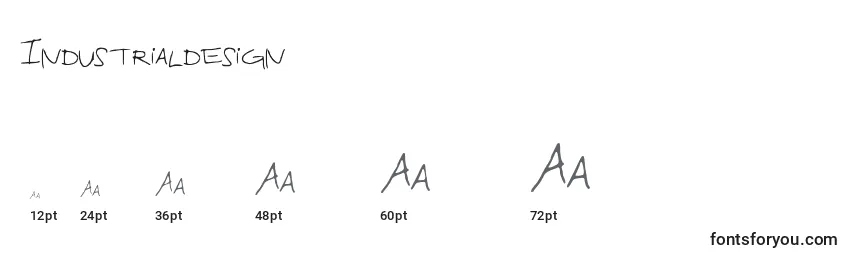 Industrialdesign Font Sizes