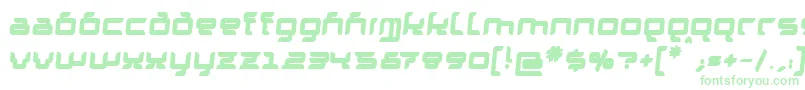 Fonte GranolaeHeavyItalic – fontes verdes