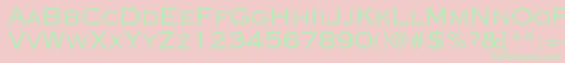 Copperplategothicstd32ab Font – Green Fonts on Pink Background