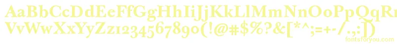 JbaskervilletextBold Font – Yellow Fonts