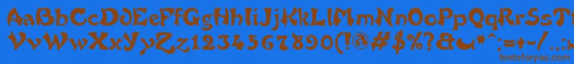 Más sobre la fuente FrenchGrotesque fuente FrenchGrotesque – Fuentes Marrones Sobre Fondo Azul